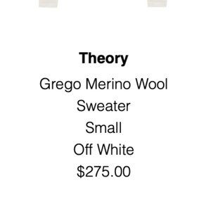 Theory Grego Merino Wool Sweater